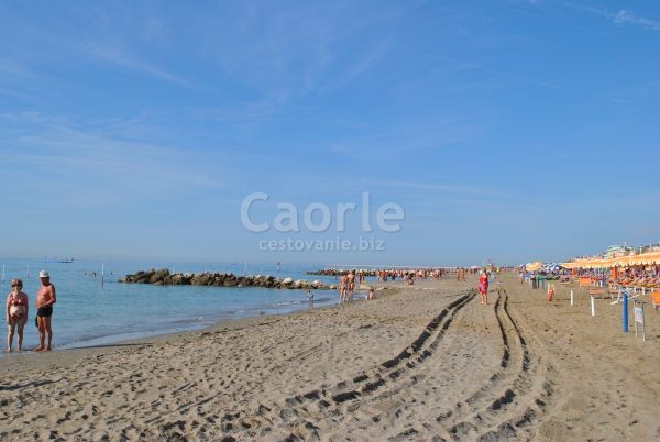 Pláž v Caorle